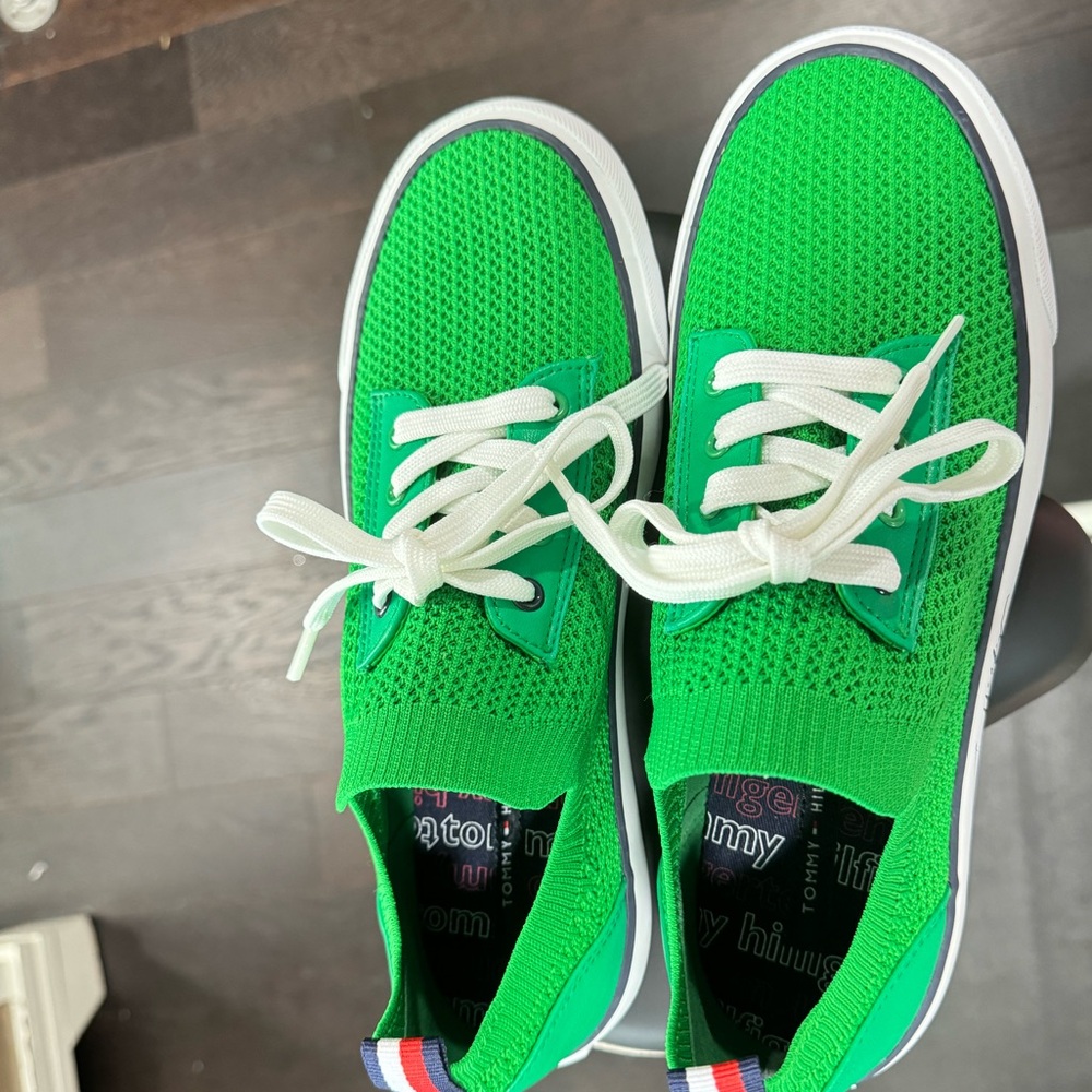Gorgeous Tommy Green sneakers for various occasions.
